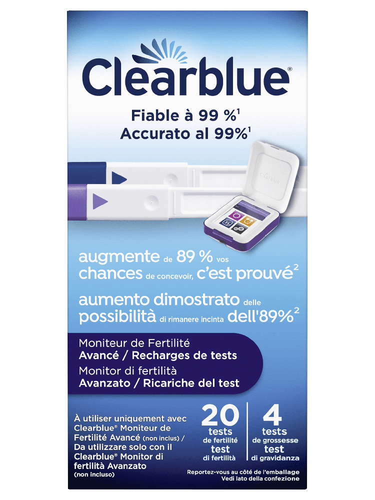 Clearblue Sticks Moniteur de Fertilité Avance X24